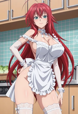 Meowu laha - Rias  Naked Ribbon 🤍❤️[AI Generated]