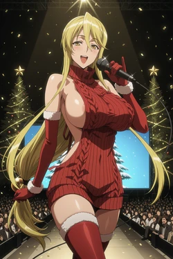 Meowu laha - Shizuka Marikawa  Christmas 💛🎄[AI Generated]