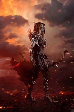 Lessa cosplay - Sylvanas Windrunner, Alexstrasza, Night Elf Deathknight