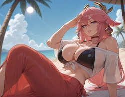 [Kaeliiin] Yae Miko (AI Generated)