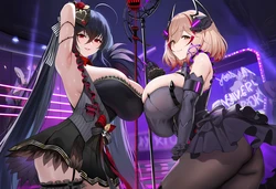 [Patreon] (cMonster) Taihou & Roon x BBC (AI Generated)