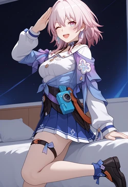 [DavionCoreArt] March 7th (Honkai: Star Rail) (AI Generated)