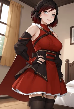 [DavionCoreArt] Summer Rose (RWBY) (AI Generated)