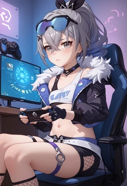 [DavionCoreArt] Silver Wolf (Honkai: Star Rail) (AI Generated)