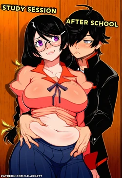 [Lilabratt] Study Session After School - Bakemonogatari - AI generated