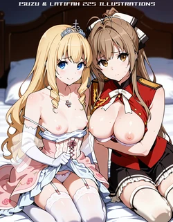 [AI Generated] いすず＆ラティファの甘ブリ祭