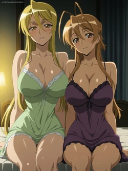 Rei Miyamoto and Shizuka Marikawa - HOTD (Set 01) - artkoikoi [AI Generated]