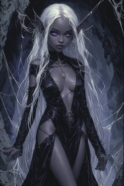 Synlord's dark elves vs wood elves  [AI Generated}