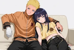 Pkai Naruto X Himawari (Ai Generated)
