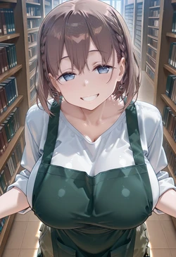 [マイネームルナ] Pregnant Belly Library Series Ai-chan [Sample] [AI Generated]