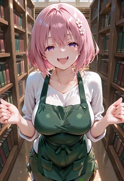 [マイネームルナ] Pregnant Belly Library Series Momo Velia Deviluke [Sample] [AI Generated]