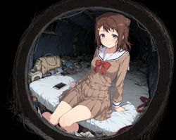 #bang dream@Dmazon_kasumi x homeless_partA+ex1+ex2 [AI Generated]