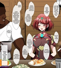 [Eruu] Ippuku Morareta Homura | Dinnertime Pyra (Xenoblade Chronicles 2) [Colorized]