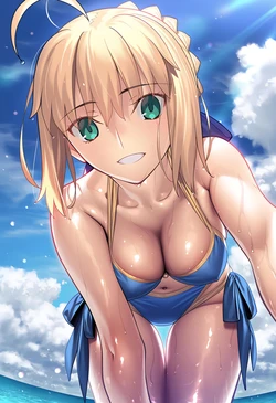[ensky/sakkii] comic_fate stay night_saber(76pic) [AI Generated]