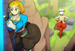 [Doranne] Purah x futa Zelda (blackwhiplash ai) (TLOZ) [AI Generated]