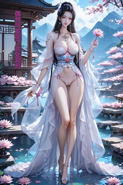 清漪 莲池戏水 魔藤夺处[AI Generated]