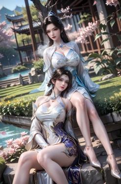 [AI Generated]斗破苍穹 玄衣青仙子荤素