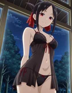 【Ai Art_Dreamer】Shinomiya Kaguya in a sexy lace lingerie [AI Generated]