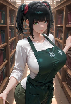 [マイネームルナ] Pregnant Belly Library Series Yukarisu [Sample] [AI Generated]