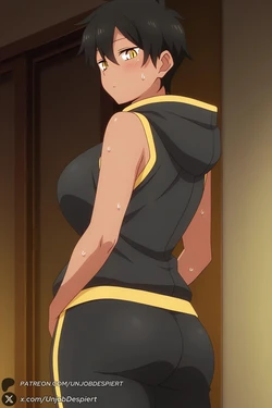 [UnjobDespiert] Kurobe Natsumi (Senpai ga uzai Kouhai no Hanashi) [AI Generated]