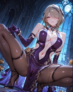 Patreon - Waifu Leveling - Rita Rossweisse 💜 - (Elegant Spy Shadow 😍) [AI GENERATED]