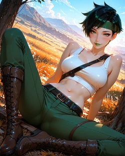 Patreon - Waifu Leveling - Jade 💚 ( Me, and my Camera ~ 📷) [AI GENERATED]