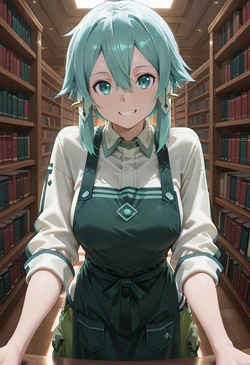 [マイネームルナ] Pregnant Belly Library Series Asada Shino [Sample] [AI Generated]