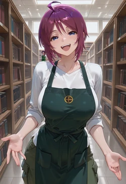 [マイネームルナ] Pregnant Belly Library Series Lunamaria Hawke [Sample] [AI Generated]