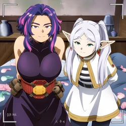 [ensky/sakkii] anime_multiple characters_frieren and lady-nagant(50pic) [AI Generated]