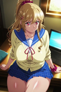 [KoinaART] (SPECIAL REQUEST EXTRAS) | Asagi 💛💛 [AI Generated]