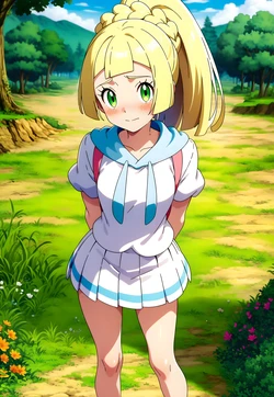 [LoveHUwU] Liko and Lillie [ NTR | 3p | pregnant ] | Pokemon [AI Generated]