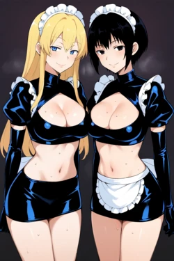 [McAI69] MaidsFFM Chastity Femdom  [AI Generated]