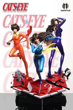Cat's Eye The Three Kisugi Sisters (Hitomi, Rui, Ai) 1/6 Scale Statue / Figure – Immortals Studios