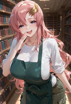 [マイネームルナ] Pregnant Belly Library Series Meer Campbell [Sample] [AI Generated]