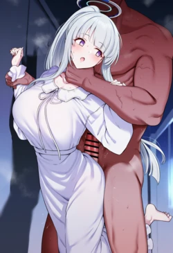 [Pixiv] ゆたか/Yutaka (20097007) - Request: Blue Archive Noah (Pajamas) Brainwashing [AI Generated]