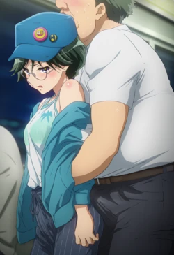 [Ferrappuccino-FPart] (Tsubame Kamaya) Train Groper ~ Bukkake Collection (Movie Ticket Bonus Costume) [AI Generated]