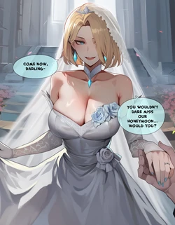 AIbby - Emma Frost cucks you on your wedding night [Marvel Rivals: NTR] - [Ai-Generated]