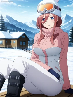 Miku Nakano - The Quintessential Quintuplets (Set 07) - artkoikoi [AI Generated]