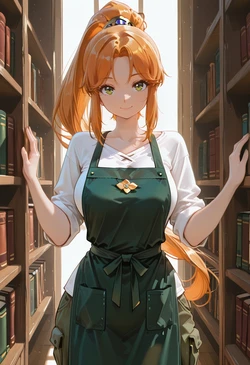 [マイネームルナ] Pregnant Belly Library Series Caron [Sample] [AI Generated]