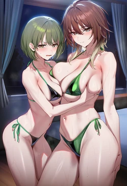 ChocoPizza - Aketa Mikoto + Nanakusa Nichika (236) [AI Generated]