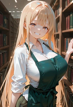 [マイネームルナ] Pregnant Belly Library Series Shiina Mahiru [Sample] [AI Generated]