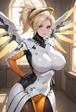 [Aindroidparanoid] Mercy - Overwatch [AI Generated]