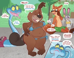 [Kaboozey] Itty Bitty Blue Scale Bikini (Ongoing)