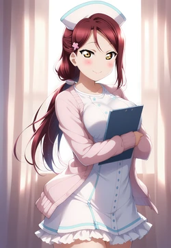 【R-18】+Riko+Sakurauchi+-+Birthday+Special+-+special+attention+from+a+nurse (Sen-hwa) [Ai generated]