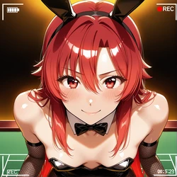 [Hammiai] Commission Lisara Restall Bunny Girl コミッション：リサラ・レストール バニーガール  [AI Generated]