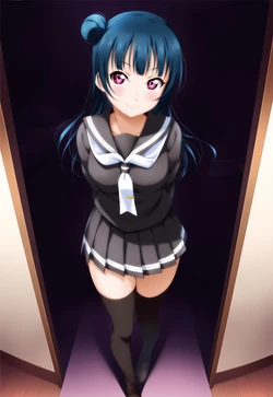 【R-18】Yoshiko+Tsushima+-+Birthday+Special (Sen-hwa) [Ai generated]