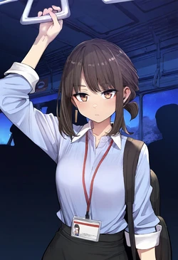 [qr]同期ちゃん 痴漢 [AI Generated]