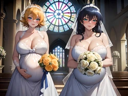 [Kevin Zheng] Asagi and Sakura's orc wedding [AI Generated]