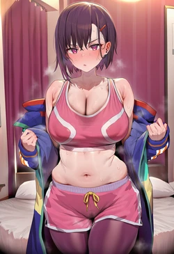 [RedIlus] Mikazuki Shizuka [AI Generated]