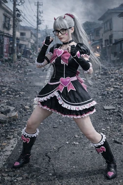 [DMGArtAI] Magical girl corruption [AI Generated]